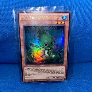 Yu-Gi-Oh Card Sylvan Marshalleaf Water Type Monster 1st Edition Shiny 1996